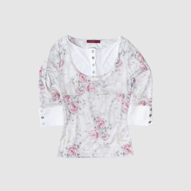 인앤양인하모니  Layered top, rose