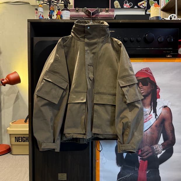 료 타카시마 오버슬리브 밀리터리 자켓 M(XL)