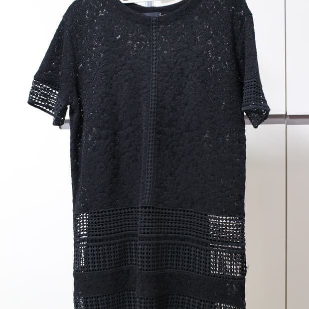 지컷 블랙 원피스