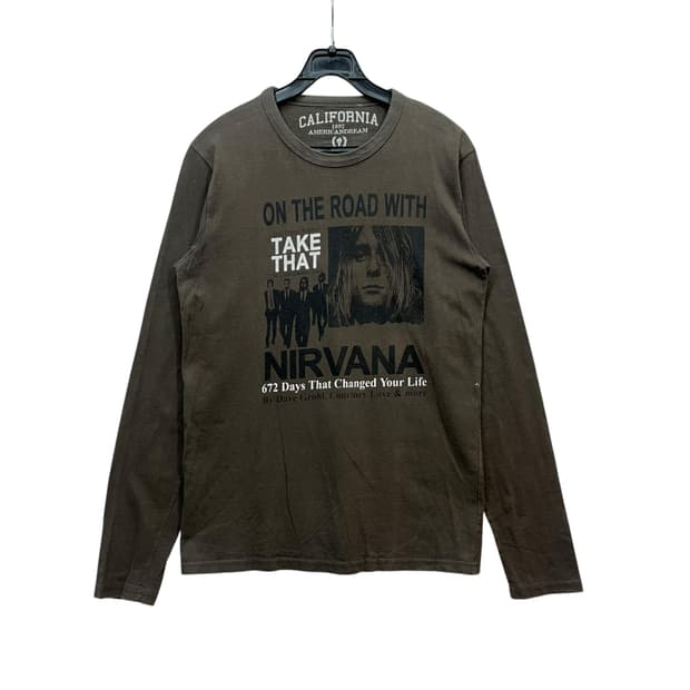 Nirvana Graphic Long Sleeve T-Shirt