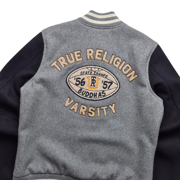 [L] 트루릴리젼 울 바시티 자켓