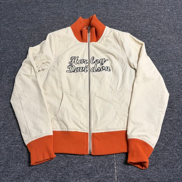 할리 데이비슨 배색 나일론 자켓