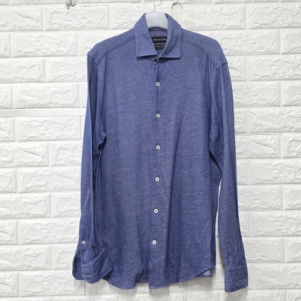 마시모두띠 블루 남방 셔츠 L