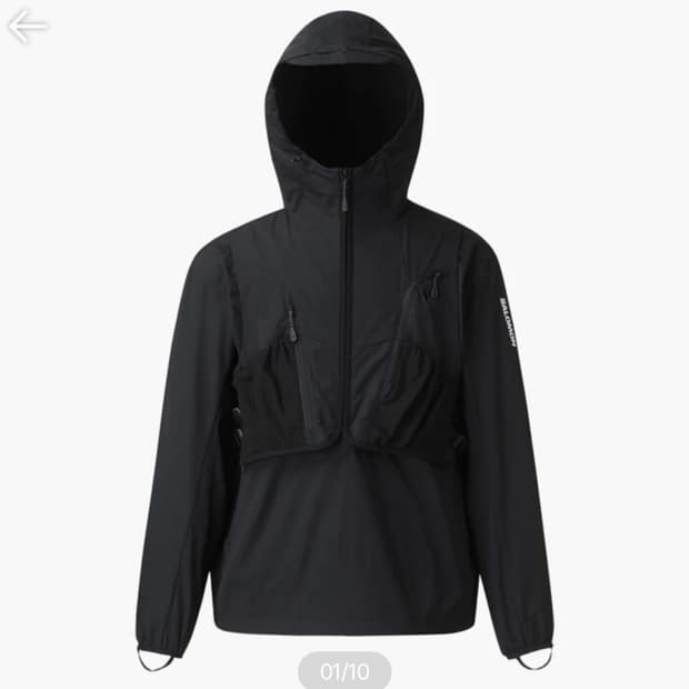 살로몬 피나클 아노락 바람막이