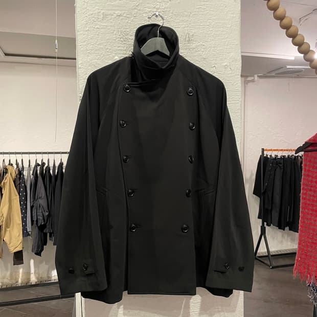 요지야마모토 오버사이즈 피코트