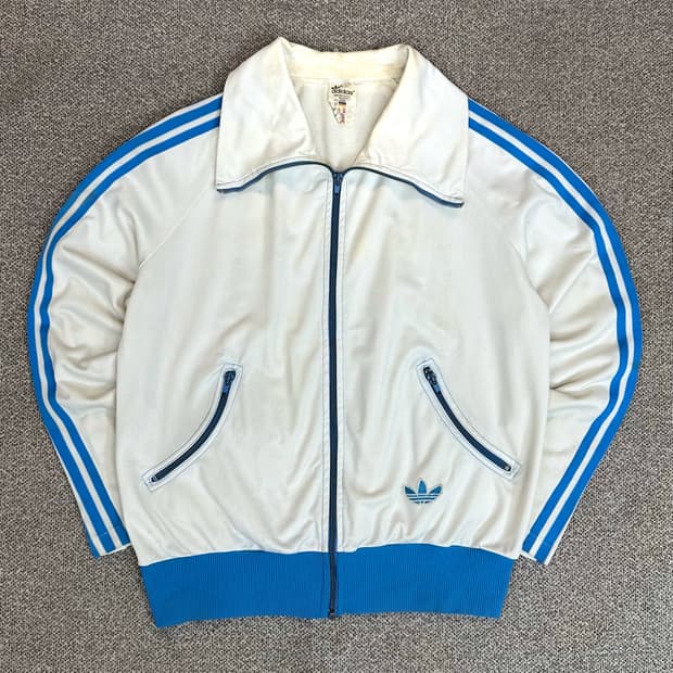 아디다스 화이트블루 져지