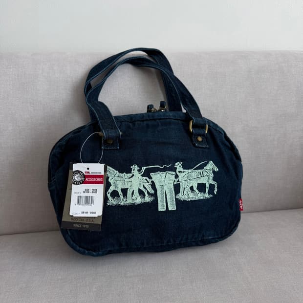 새상품)리바이스 아이코닉 데님 토트백