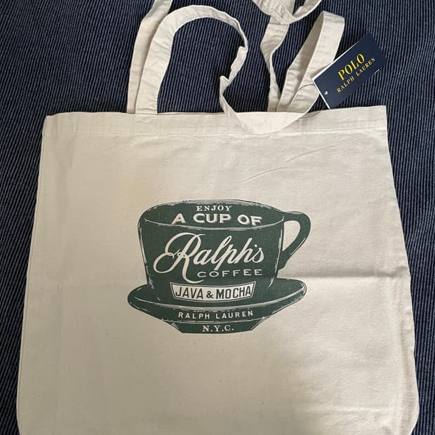 폴로 랄프로렌 알프스커피 에코백