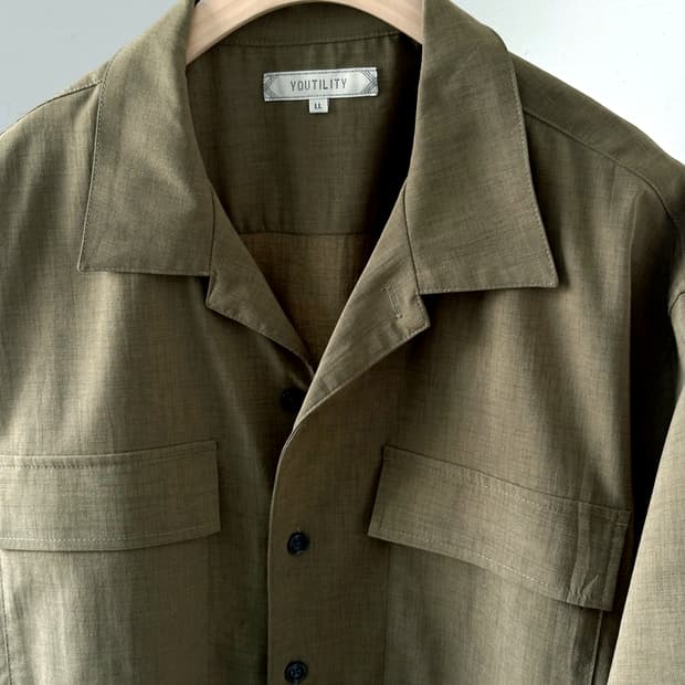 Light poly design CPO shirt