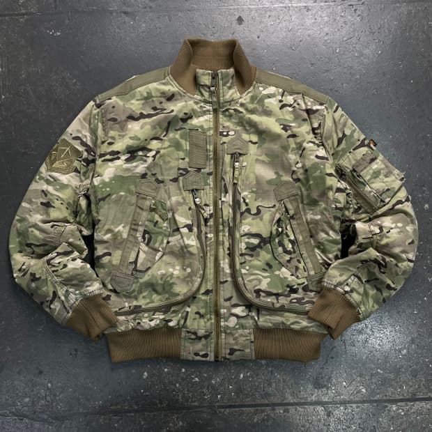 100 726 카모플라쥬 택티컬 항공점퍼