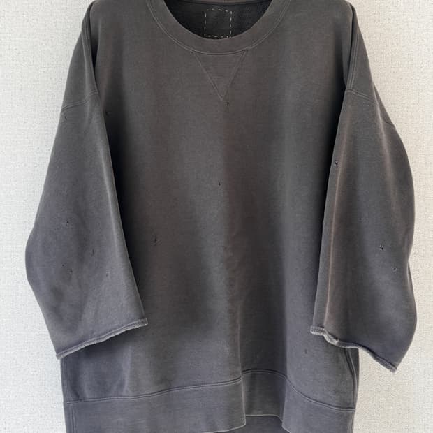 2)Visvim JUMBO SWEAT 3/4 CRASH