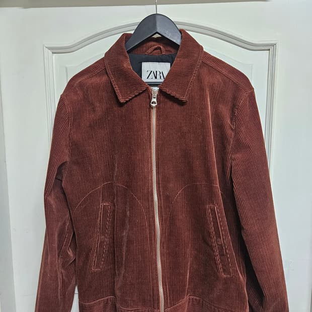 ZARA 코듀로이 블루종 자켓 L
