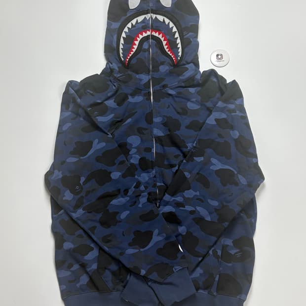 Bape shark hood 베이프 샤크 후드집업 청계