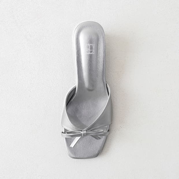 Ods classic ribbon mule (silver)