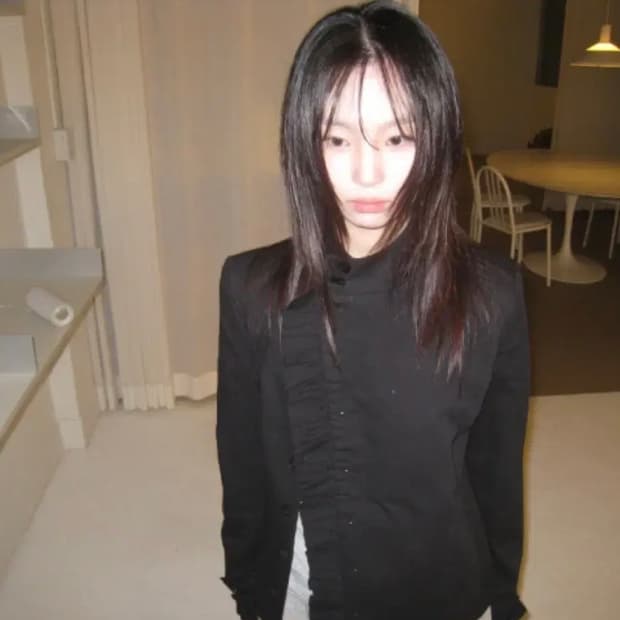 사우다지클럽 프릴자켓 블랙 