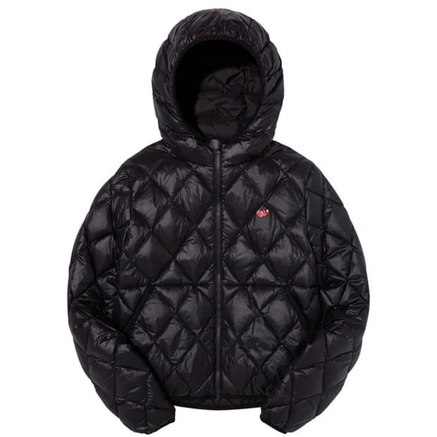 키르시 경량패딩 클라우드 크롭 다운 블랙 사이즈1