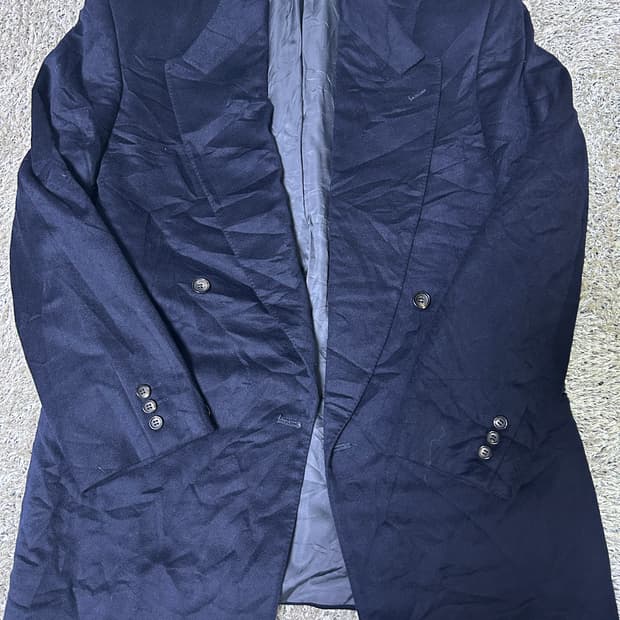 네이비 캐시미어 더블 버튼 블레이저 사이즈105~110