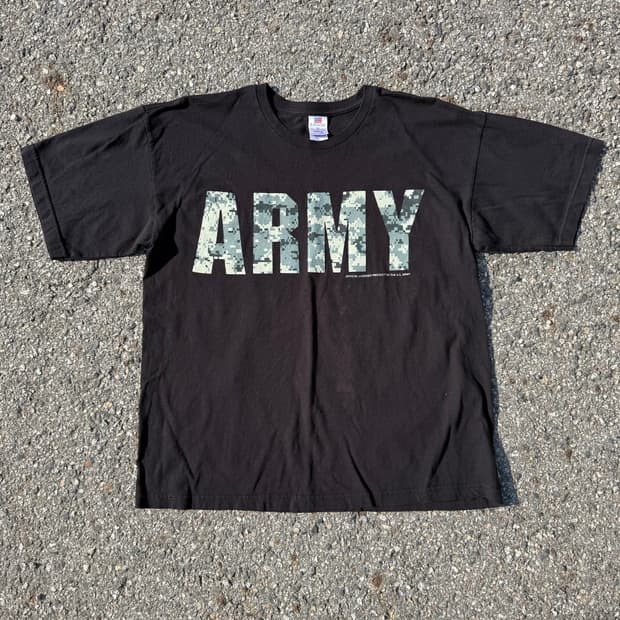 Made in usa army 밀리터리 아미 반팔 티셔츠