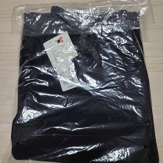 유니클로C 스웨트와이드팬츠 (블랙, M)