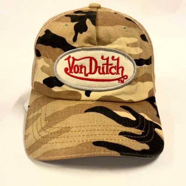 본더치 카모 메쉬캡
