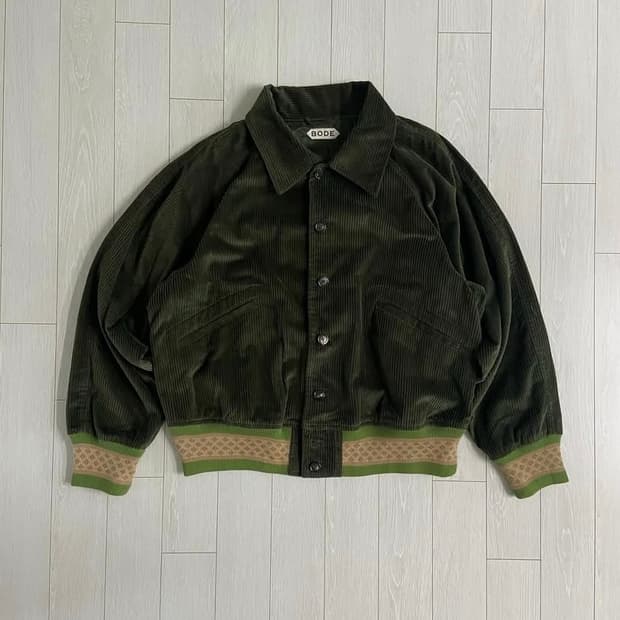 [XL] BODE 피리 립 반버리 봄버 자켓