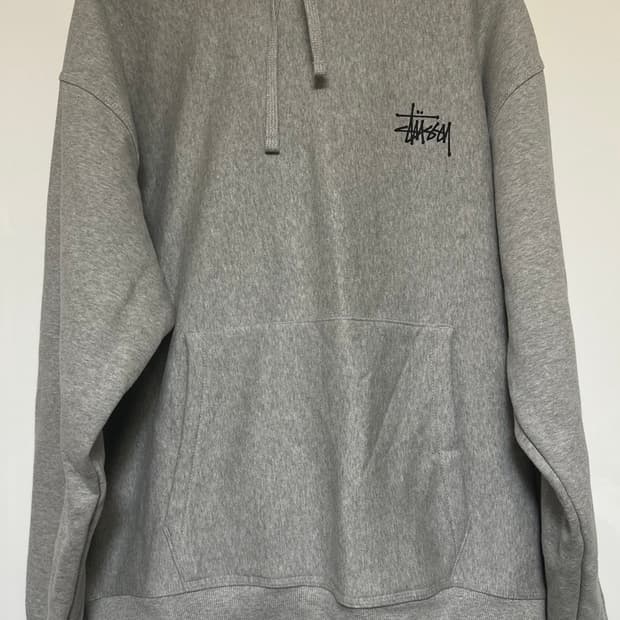 스투시 STUSSY 그레이 기모후드맨투맨