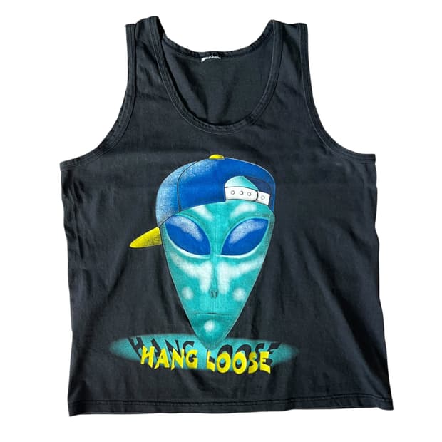 빈티지 00s Alien Hang Loose 탱크탑