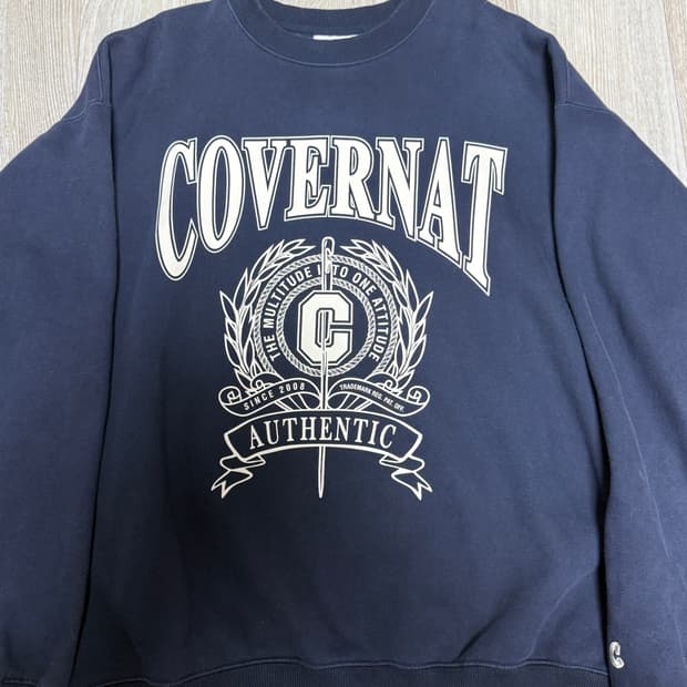 커버낫 기모 맨투맨 M