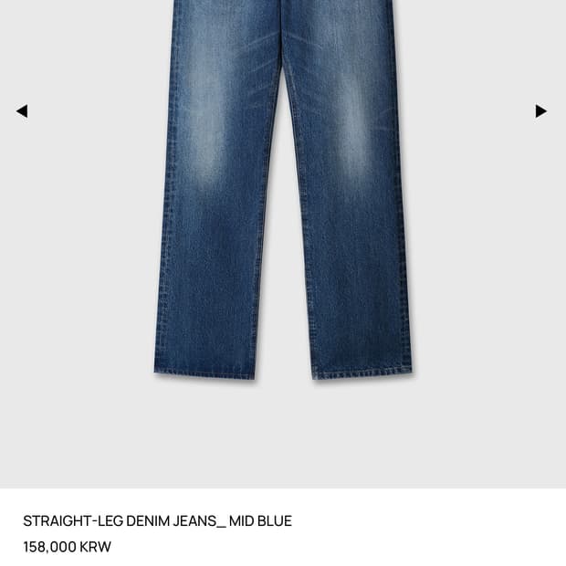 토니웩 STRAIGHT-LEG DENIM JEANS_ MID BLUE