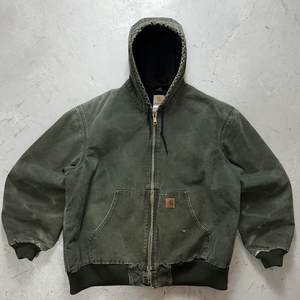 00's OG 칼하트 J130 액티브 자켓 칼하트 MOS 모스그린