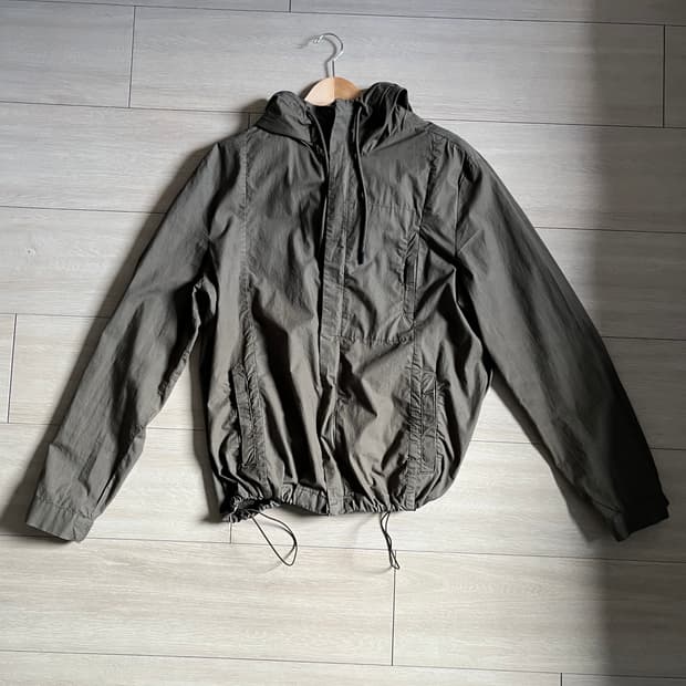 자라 밀리터리 후드 자켓 M