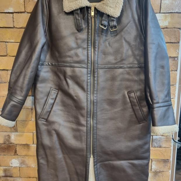 Blue de Genes 무스탕 코트 L