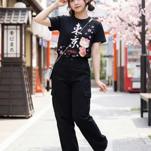 헬로키티 산리오샵 한정판 사쿠라 시리즈_M