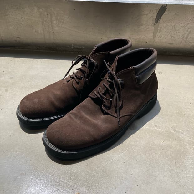 285) Salvatore Ferragamo 스웨이드 부츠
