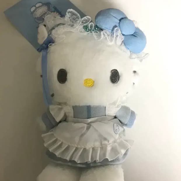 산리오 블루데이즈 미즈이로 헬로키티 마스코트