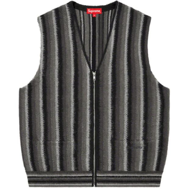 슈프림 스트라이프 스웨터 베스트