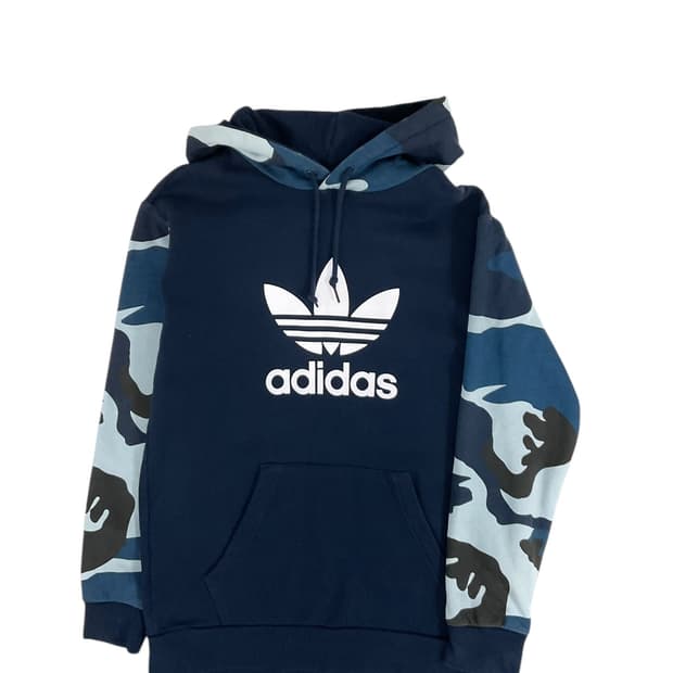 아디다스 카모 빅로고 후드