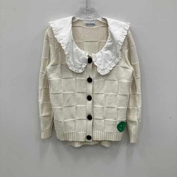 가니 코튼 로브 니트 가디건