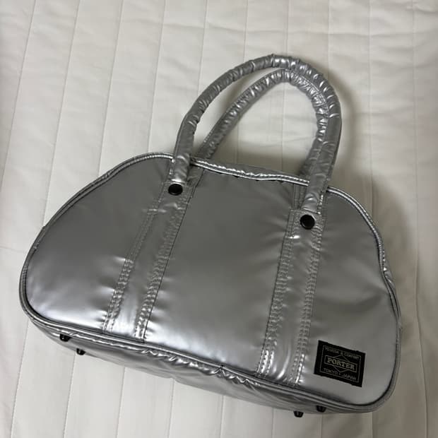 포터 보스턴백 실버