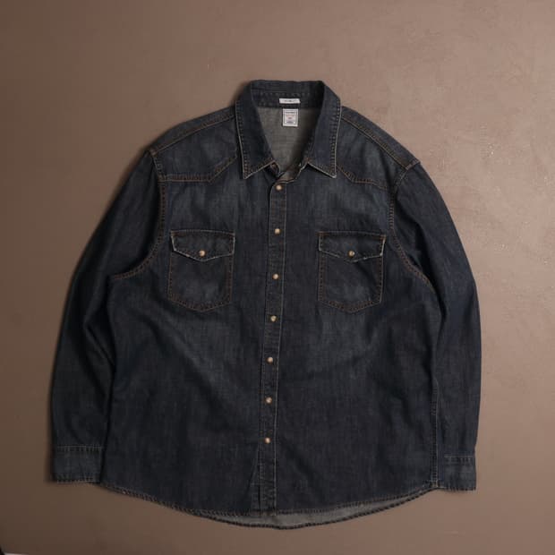 90's 올드네이비 데님 웨스턴 셔츠 A1565