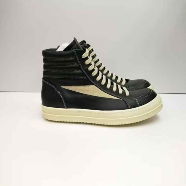 Rick Owens 빈티지 레더 하이탑 스니커즈