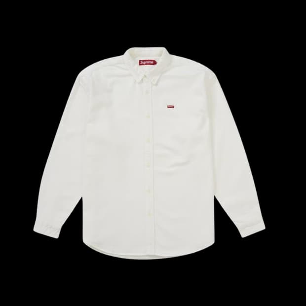 슈프림 스몰 박스 셔츠 화이트 데님 - 24FW M