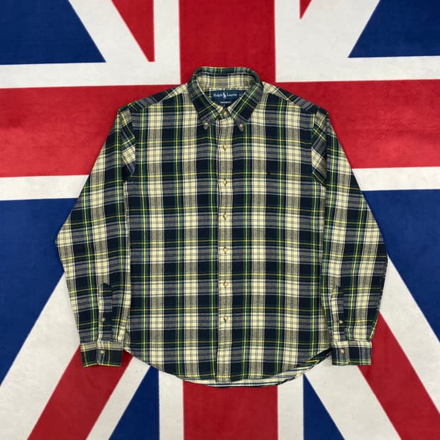 폴로 플란넬 셔츠 L 