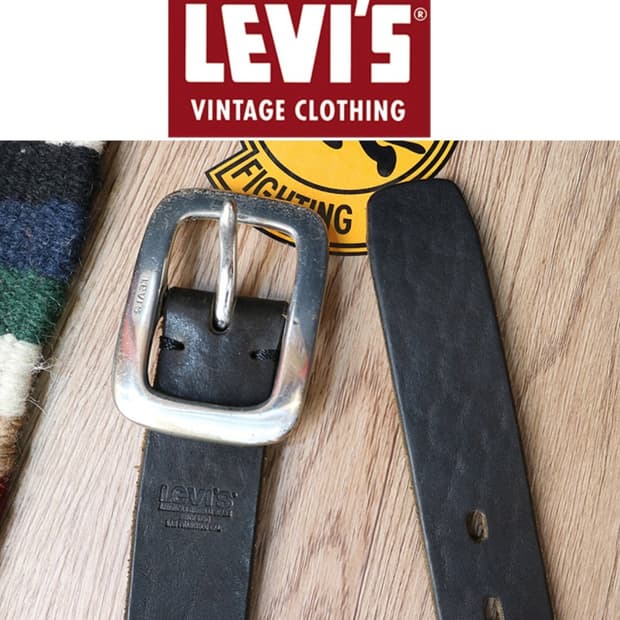 LEVIS 리바이스 튼튼한 통가죽 벨트 25~30