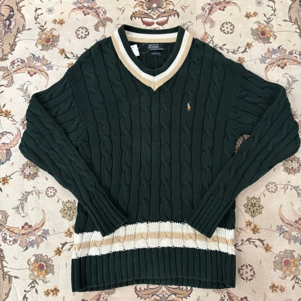 폴로랄프로렌 포니로고 크리켓니트