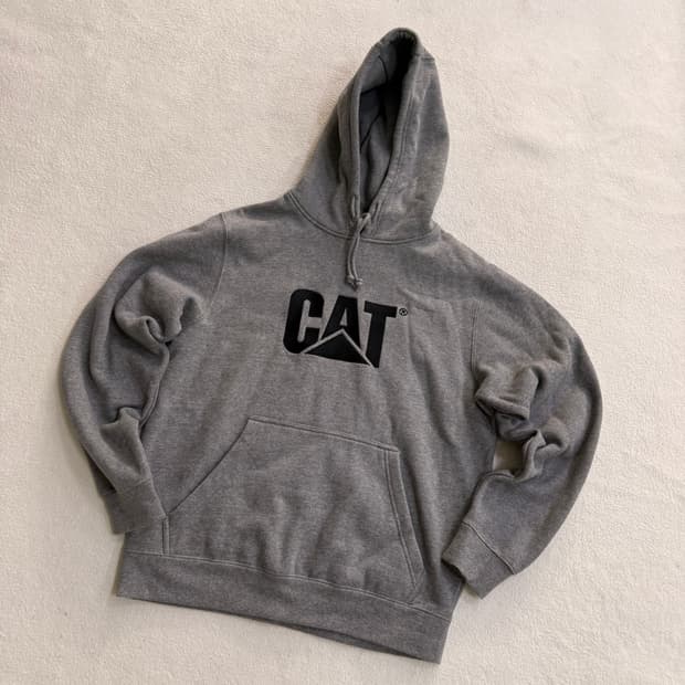 M CAT 빅로고 후드티 0703T1