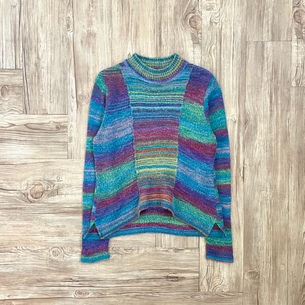 japanvtg 레인보우 스웨터