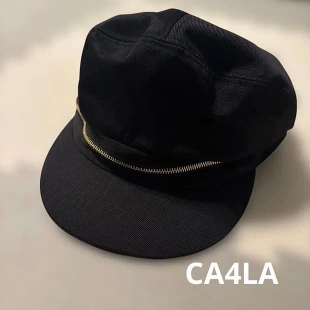 카시라 지퍼 베레모 