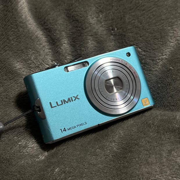Panasonic DMC-FX66 파나소닉 루믹스 빈티지 디카 블루 풀박