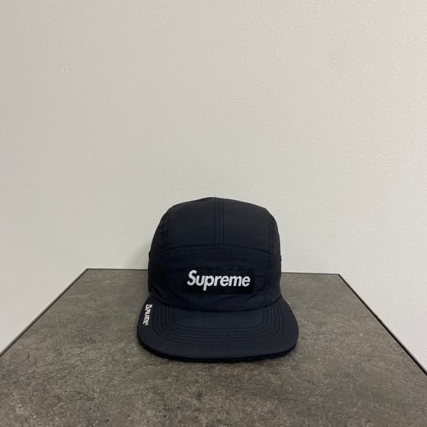슈프림 박스로고 캠프캡 모자 리버시블 플리스 블랙